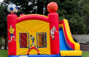 sport 5-in-1 combo jumper with slide