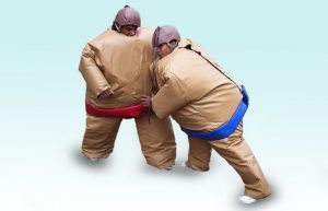 inflatable sumo wresting suits
