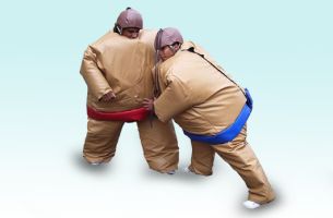 inflatable sumo wresting suits
