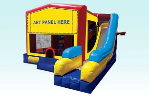 5 in 1 Module Combo Jumper, Obstacle Course and Slide