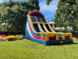 inflatable dual lane slides
