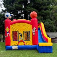 sport 5-in-1 combo jumper with slide
